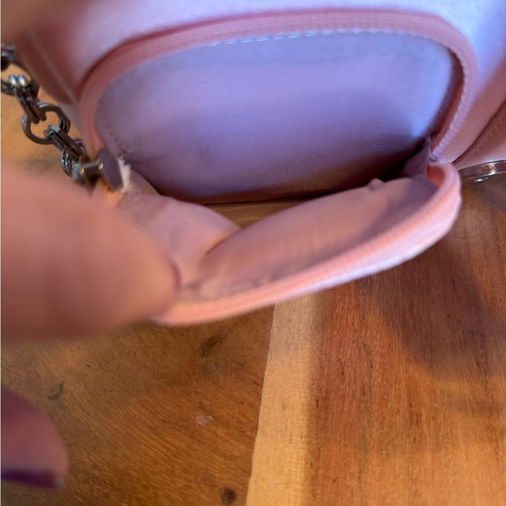 Sondra Roberts Barbiecore Glam Pink Rhinestone Satin  Clutch Shoulder Bag NWOT - Picture 15 of 16